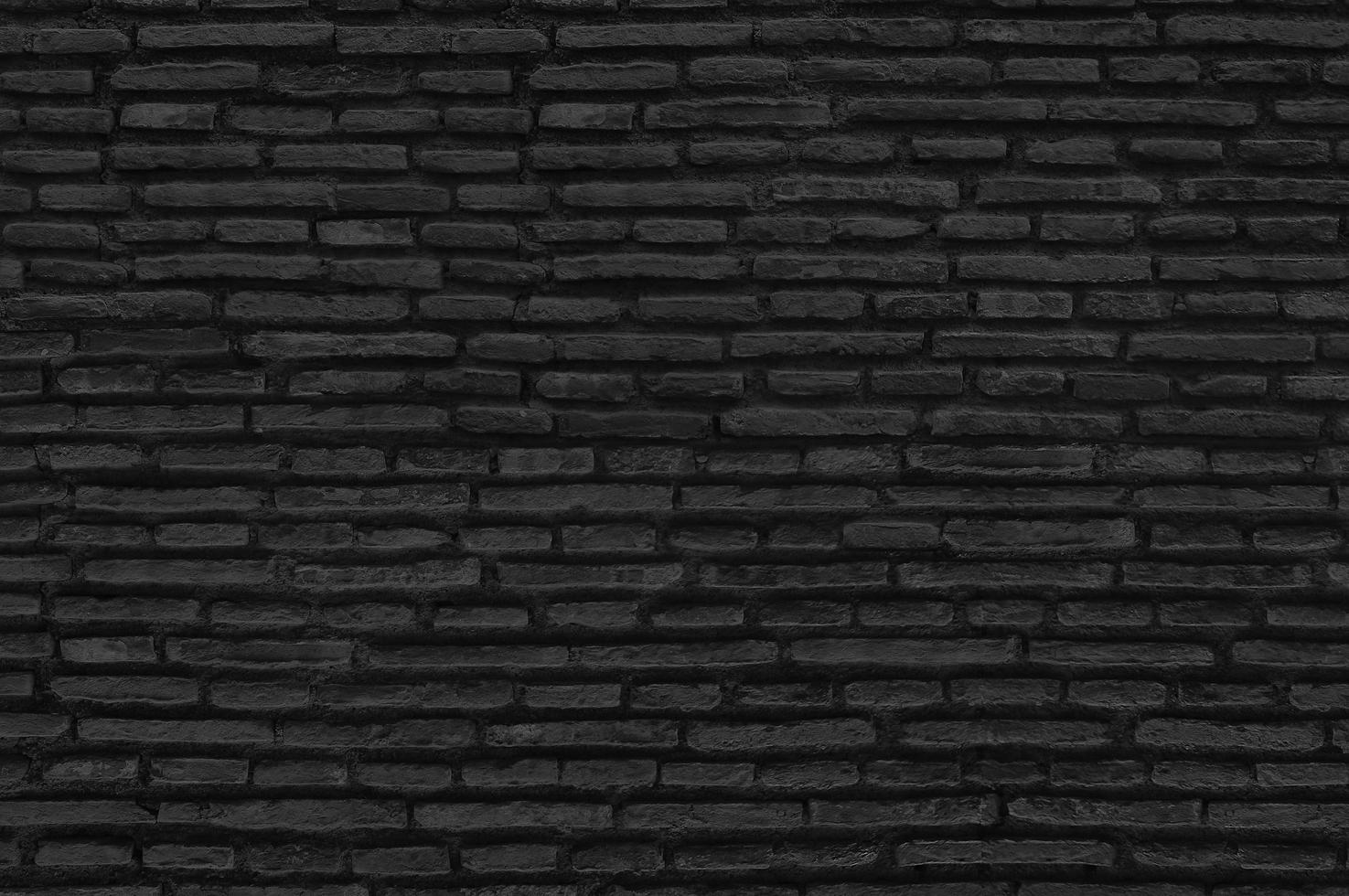 fondo de pared de ladrillo negro foto