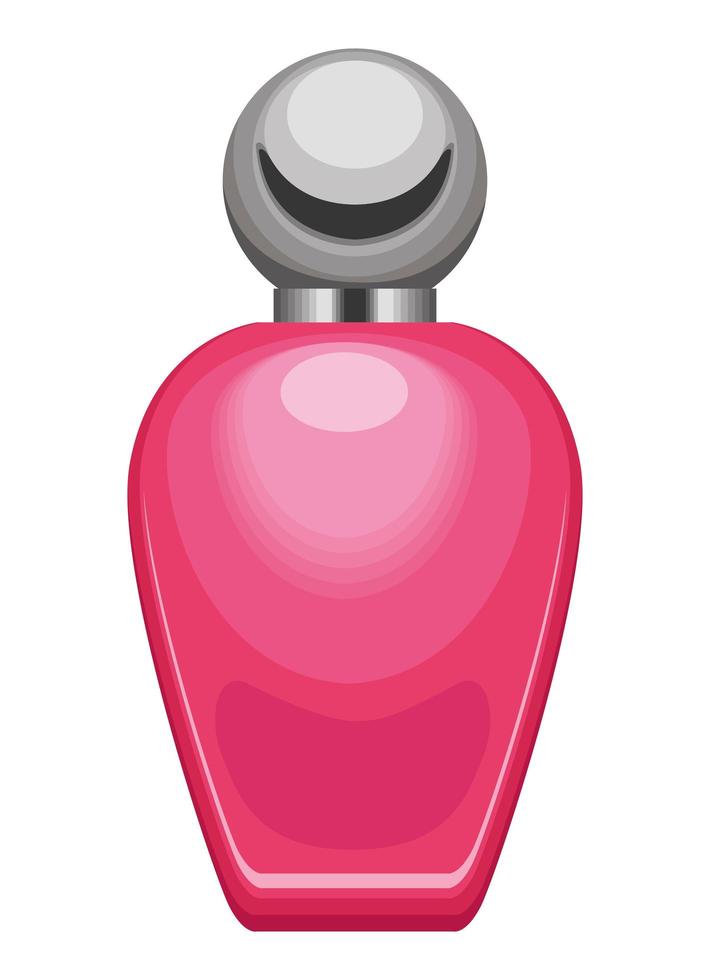 fucshia perfume bottle vector