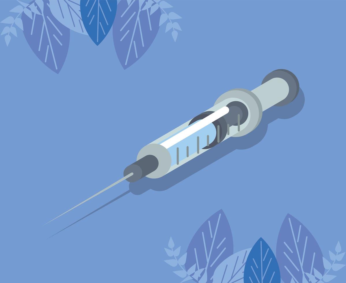 vaccine syringe injection vector