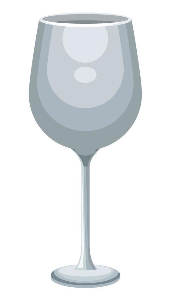 silver cup chalice vector