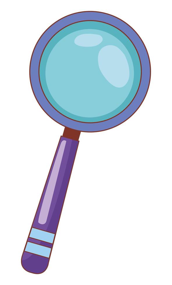 magnifying glass tool vector