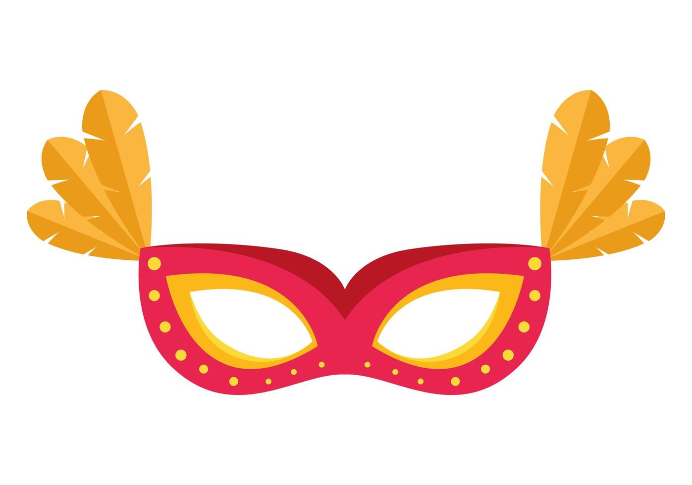 carnival mask exotic vector