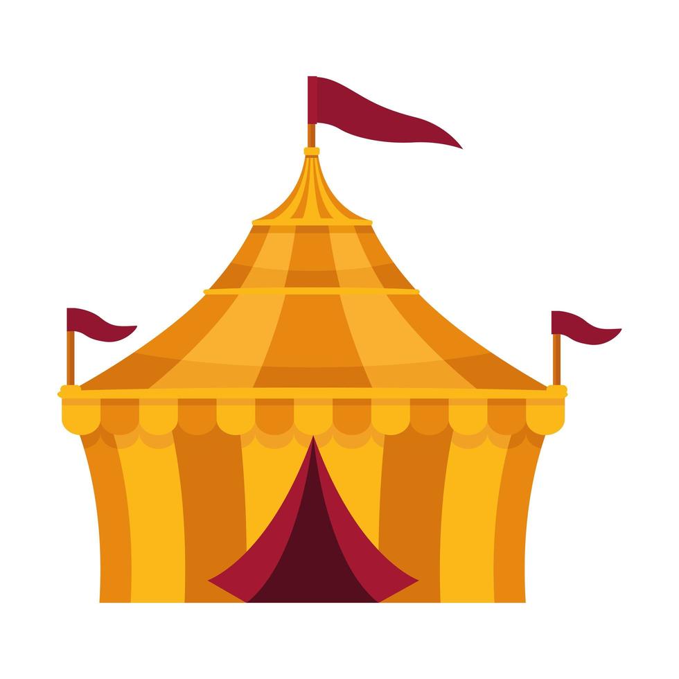 circus tent carnival vector