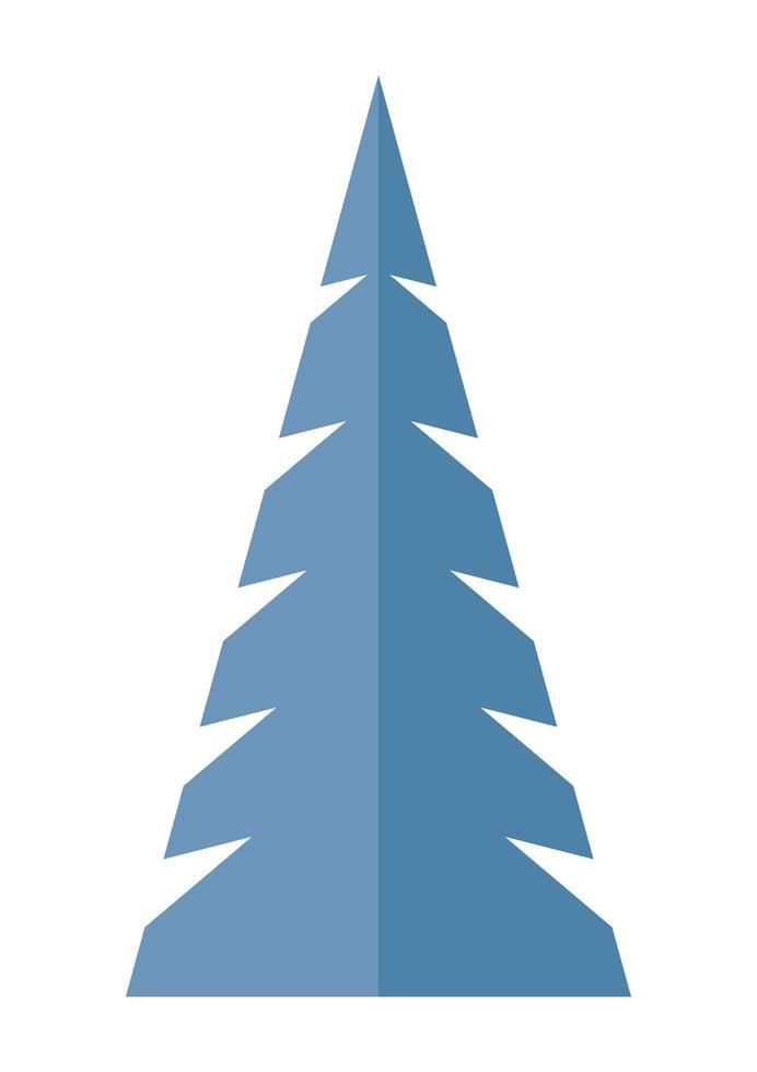 pine tree plant vector