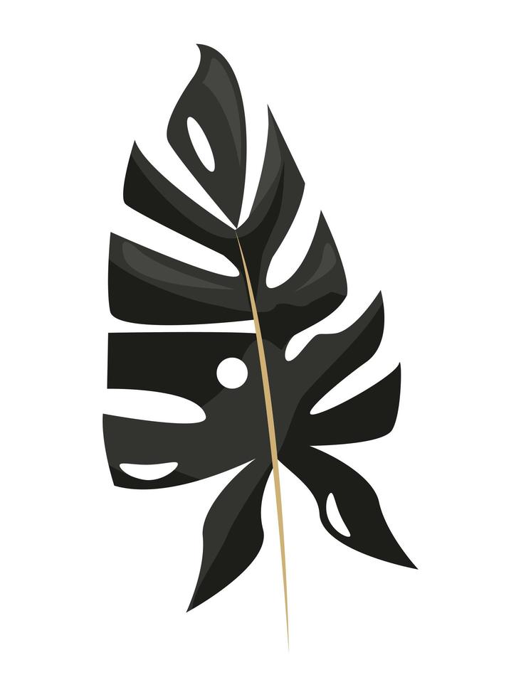 exotic tropical leave vector