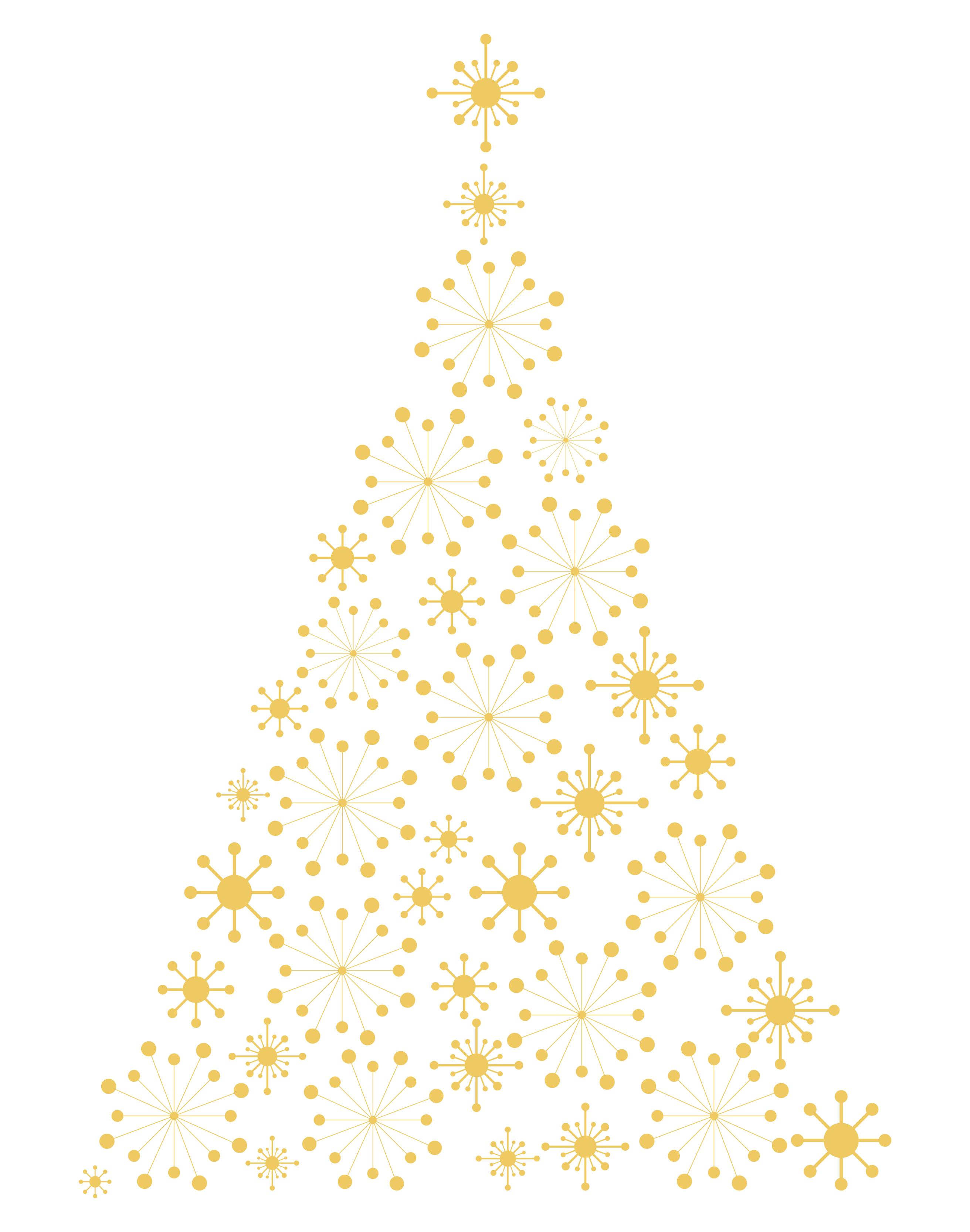christmas tree gold 4714087 Vector Art at Vecteezy