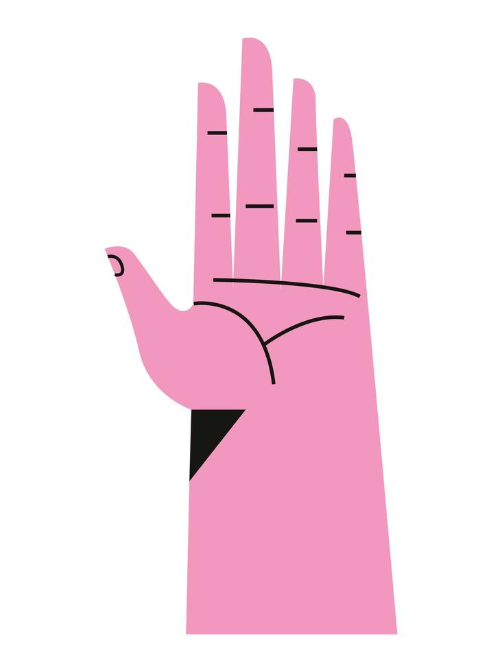 hand human up vector