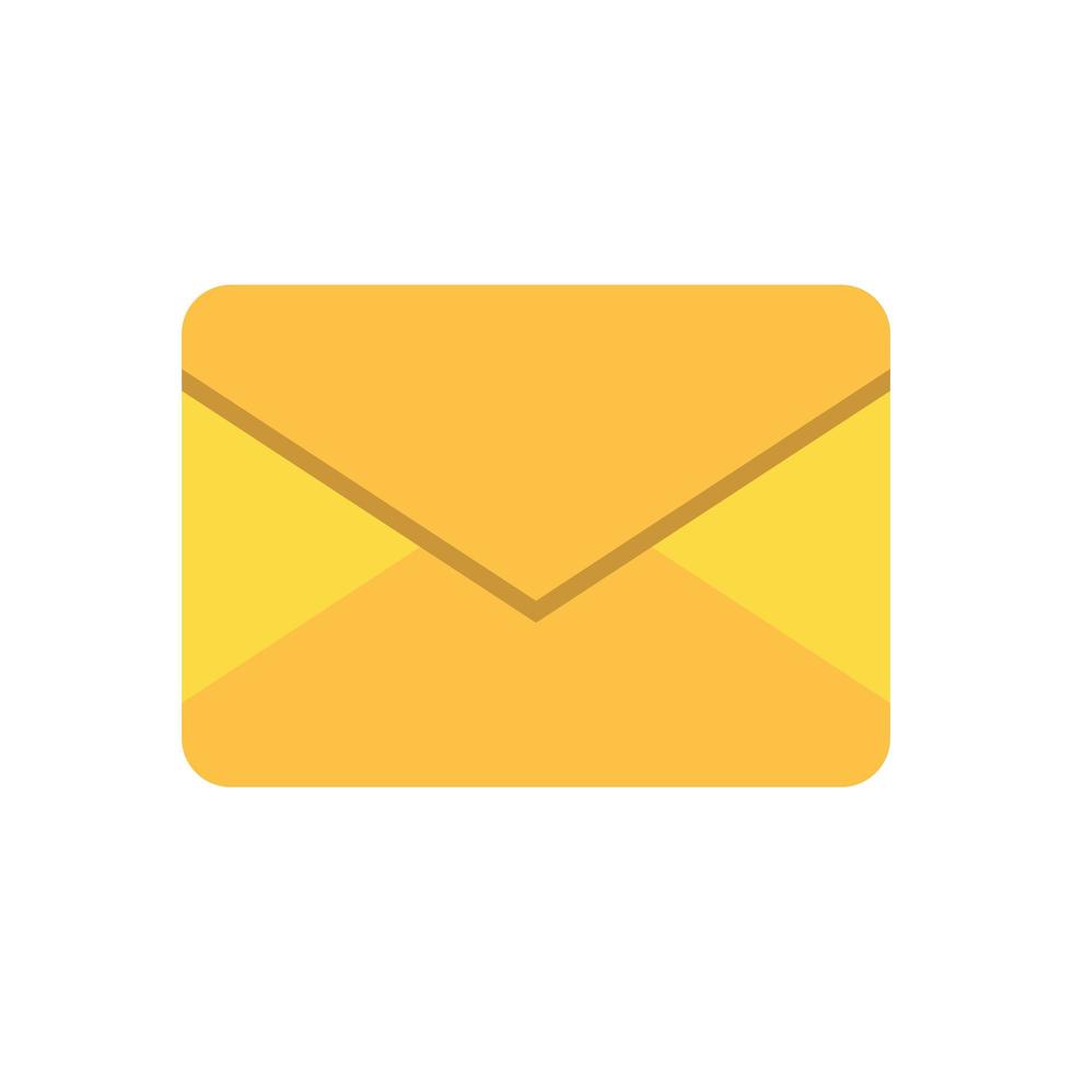 envelope mail postal service icon vector