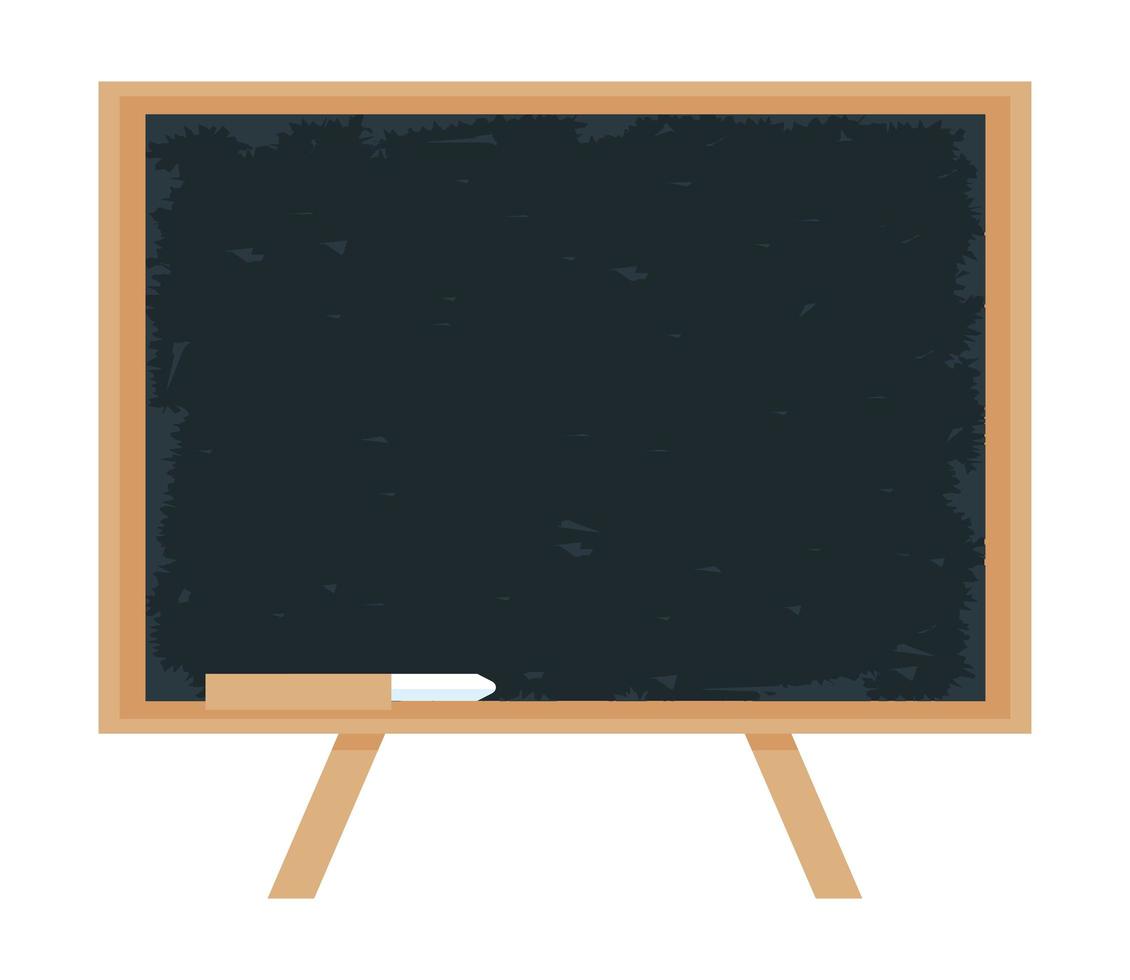 chalkboard school class supply vector