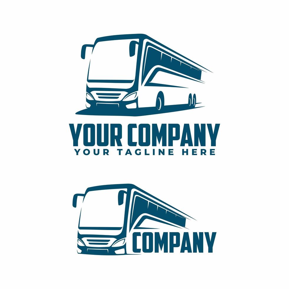 Bus logo abstract vector
