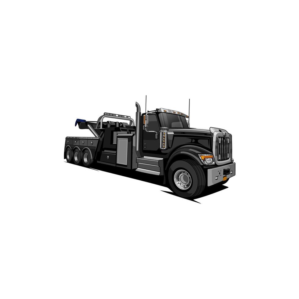 tow truck vector