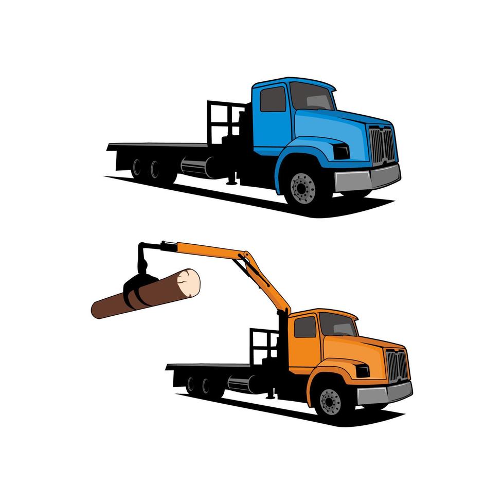 tow truck vector
