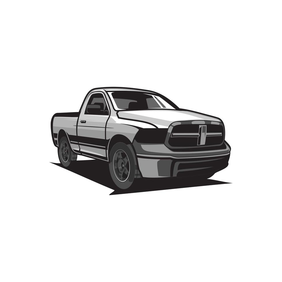 camioneta pickup vector