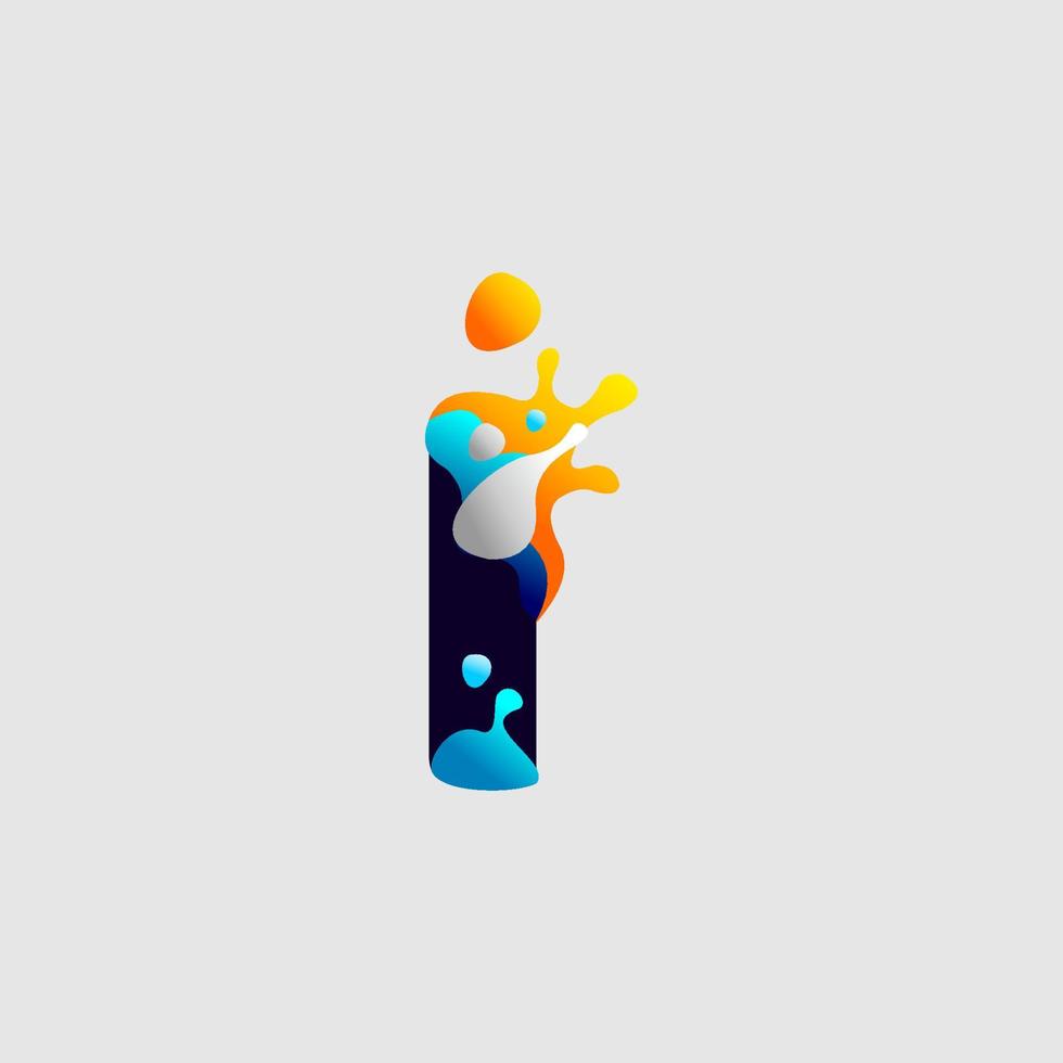 Modern Color Full Letter Logo, Initial Letter For Name, Alphabet Logo Template, Modern Logo, Color Full Logo Template vector
