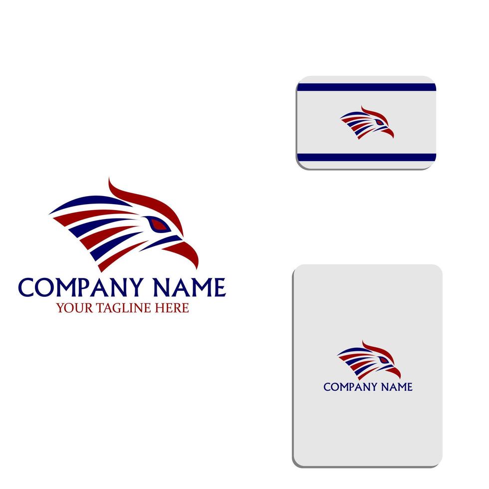 Eagle head logo vector
