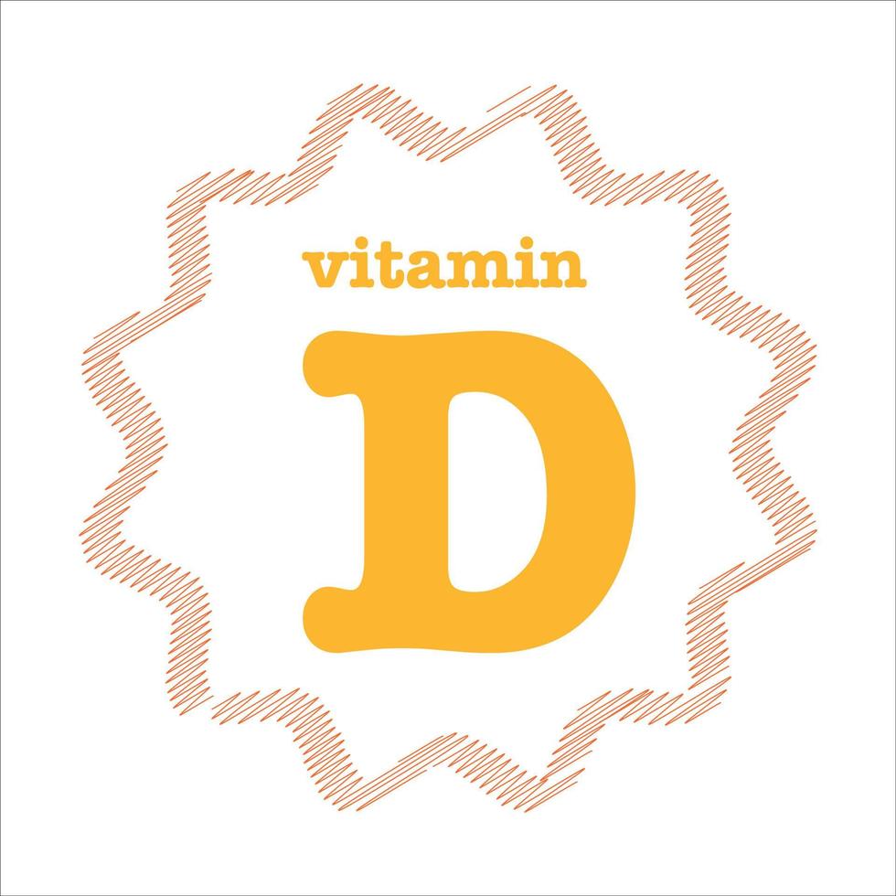 Vitamin D sun icon logo collection set, body cholecalciferol. golden drop Vitamin complex drop. Medical for heath Vector illustration