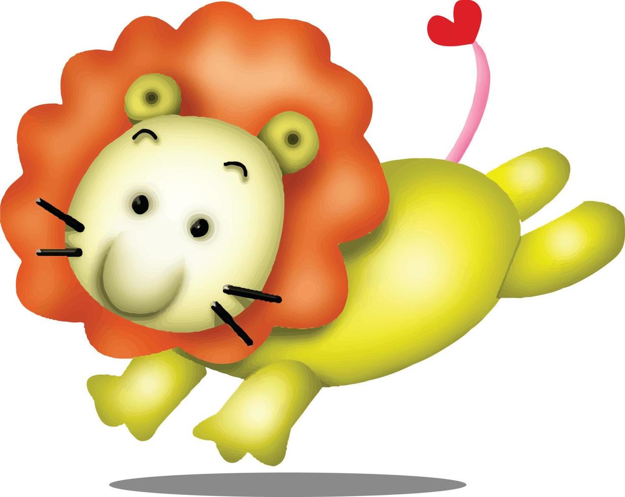 lion animal vector cartoon clipart