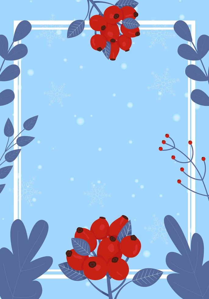 New Year 2022 card. Winter card design illustration for greetings, invitation, flyer, brochur. vector