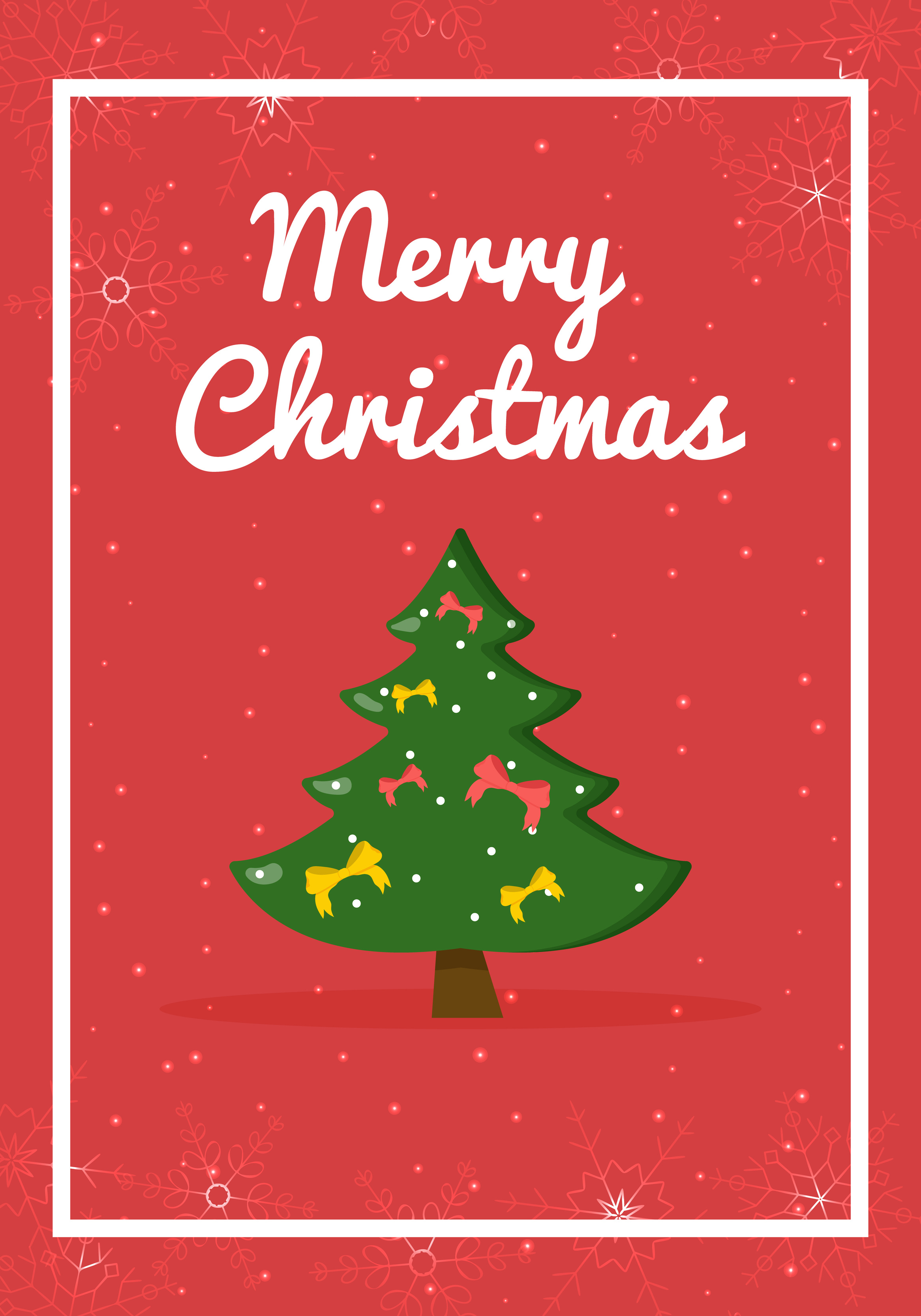 Christmas Flyers 2022 New Year 2022 Card. Winter Card Design Illustration For Greetings,  Invitation, Flyer, Brochur. Christmas Tree 4717852 Vector Art At Vecteezy