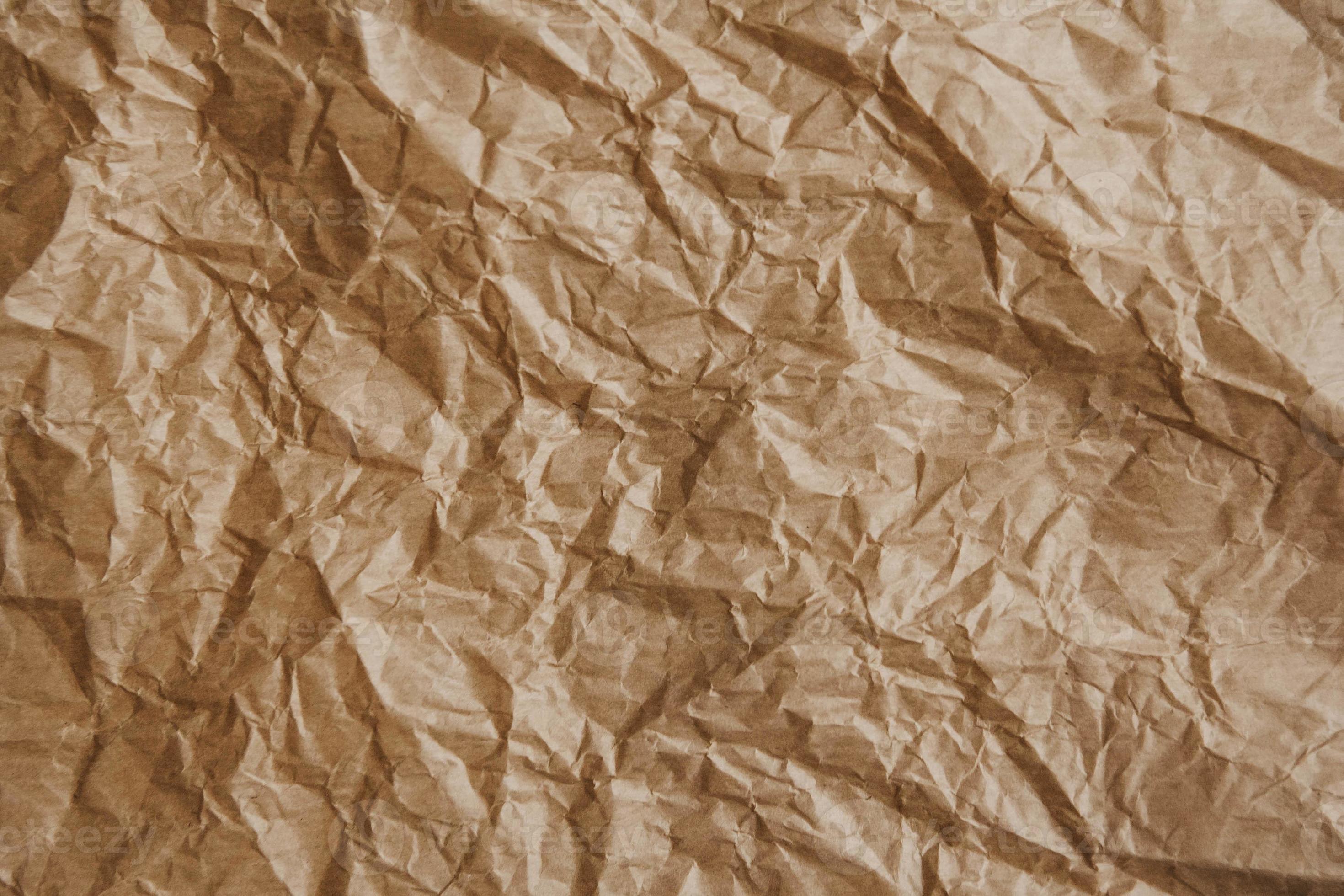 Wrinkled kraft brown paper as a background image 4718032 Stock Photo at  Vecteezy
