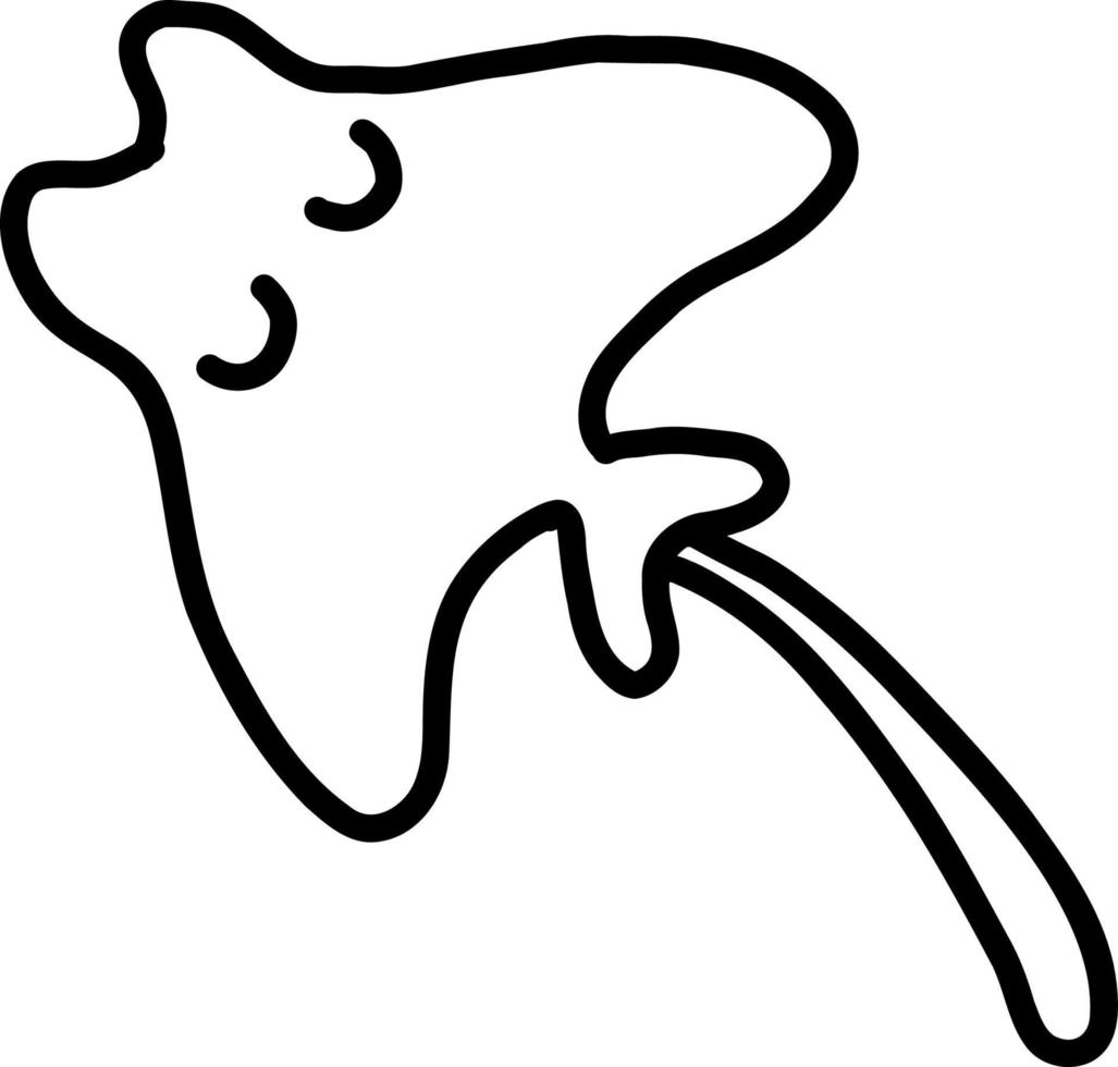 Sea stingray.Vector illustration in the style of a doodle. Cramp-fish sketch vector