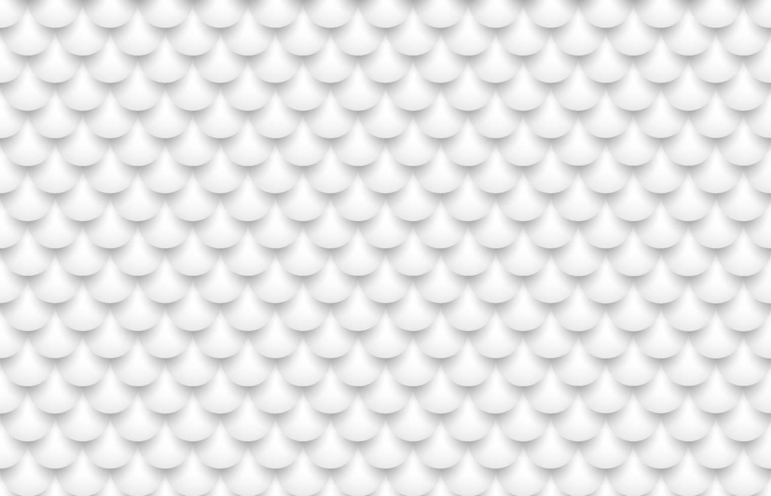 3D white sphere seamless pattern clean background and texture vector