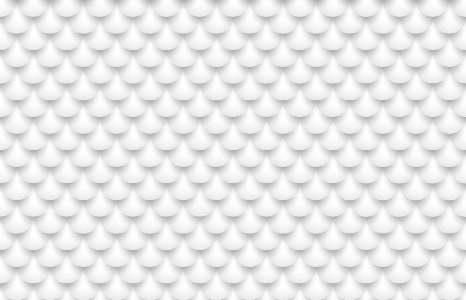 3D white sphere seamless pattern clean background and texture vector