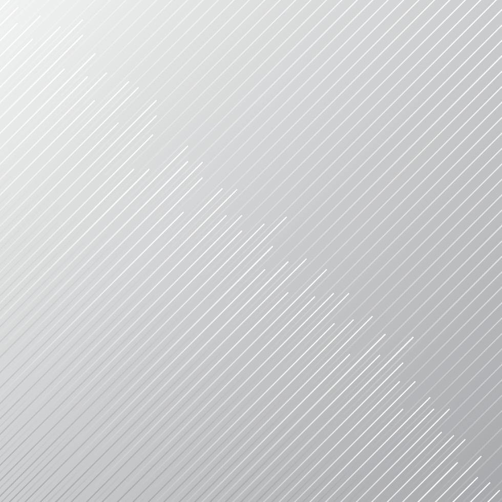 Abstract minimal design stripe and diagonal lines pattern on gray and white background vector