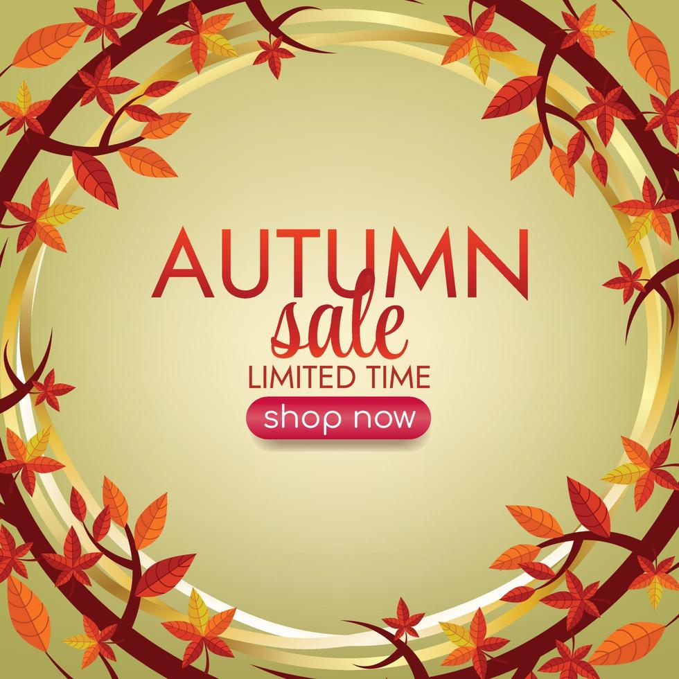 autumn fall season art vector