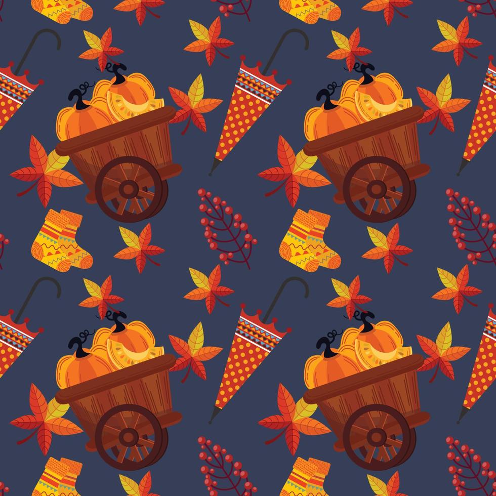autumn sweet seamless vector design 4718912 Vector Art at Vecteezy