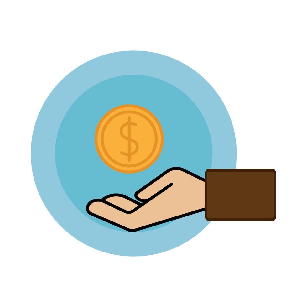 Money making illustration vector