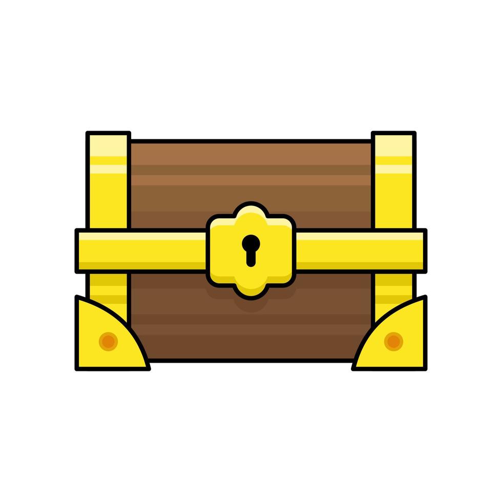 Treasure chest vector illustration