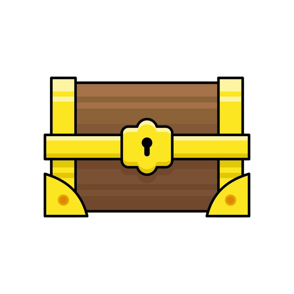 Treasure chest vector illustration