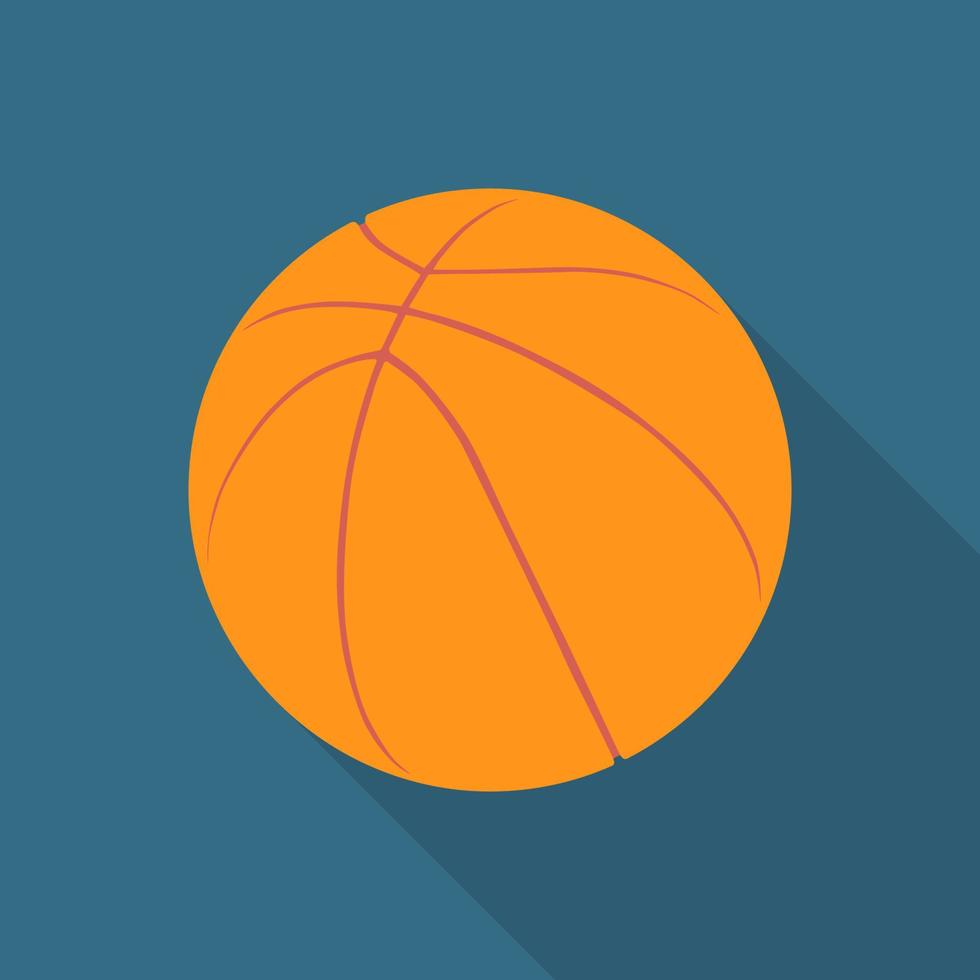 Basketball ball icon. Vector illustration