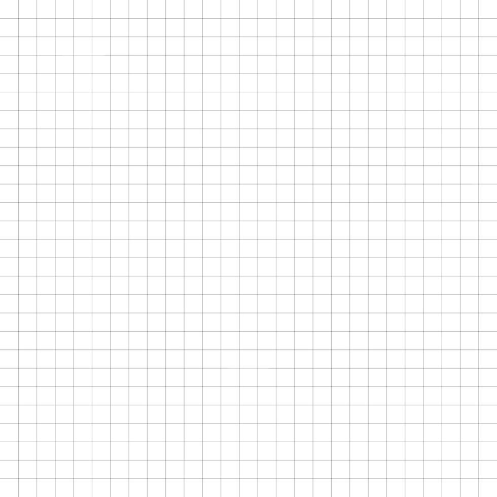 Grid over square paper size vector
