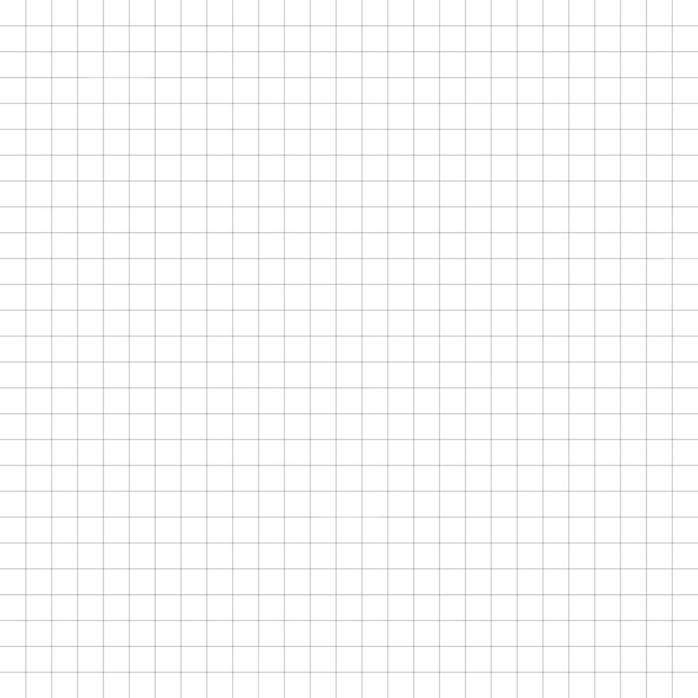 Grid over square paper size vector