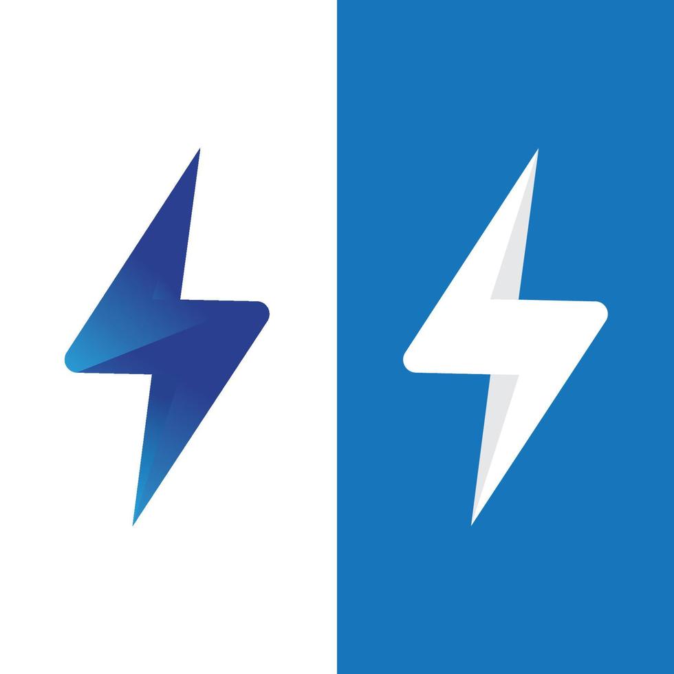 flash thunderbolt logo template vector