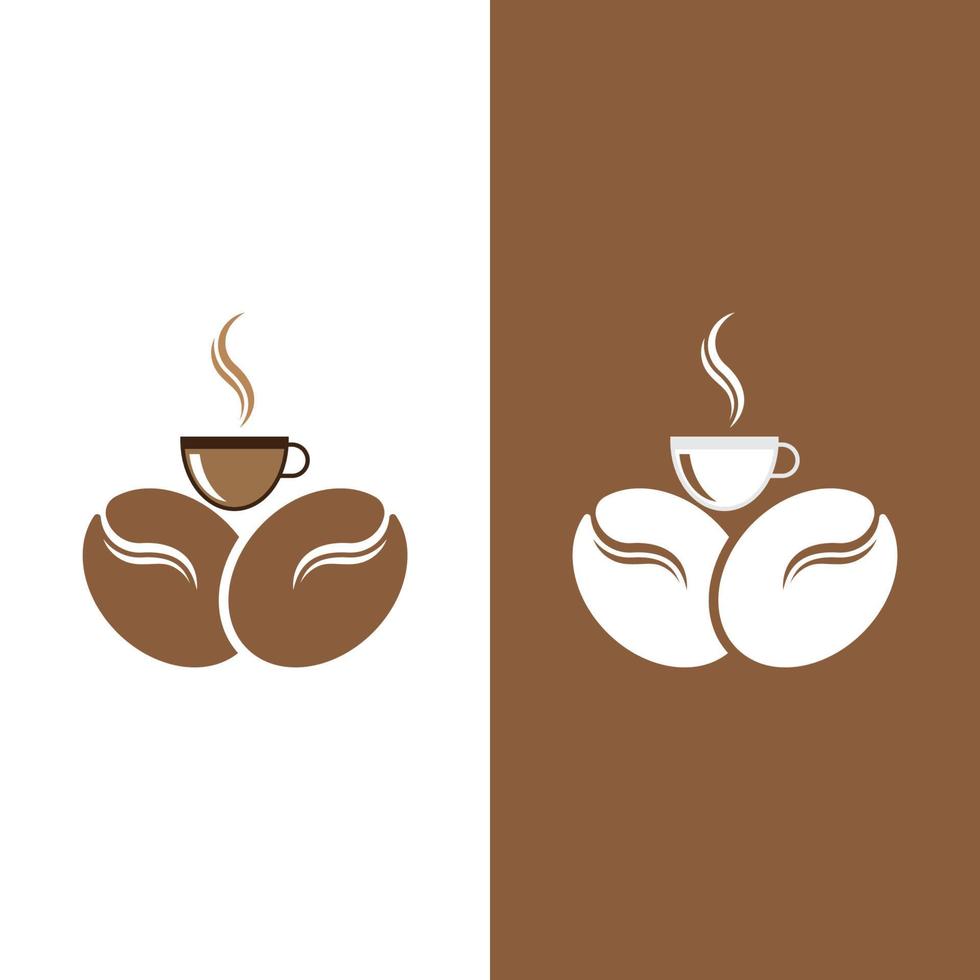 coffee bean icon vector