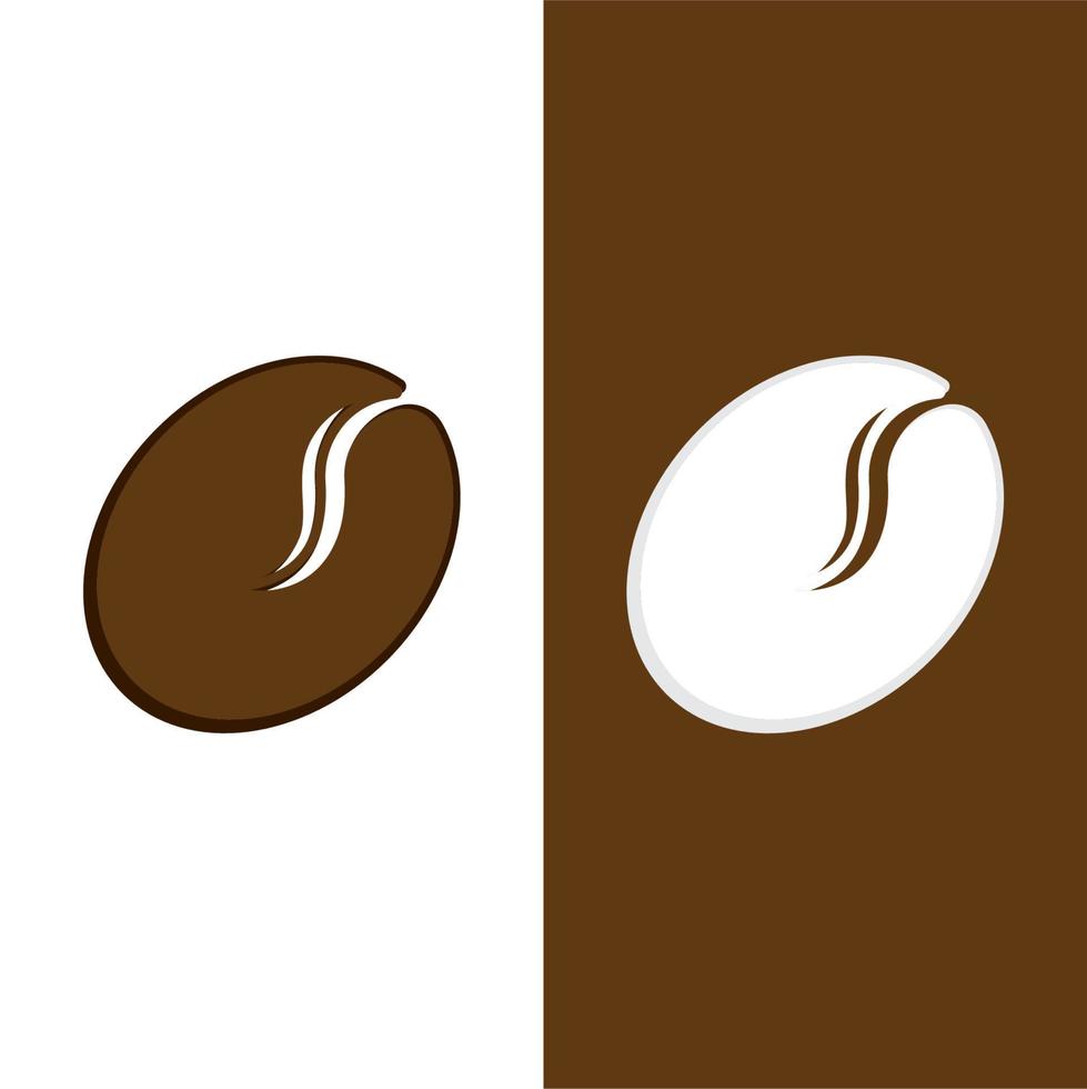 coffee bean icon vector