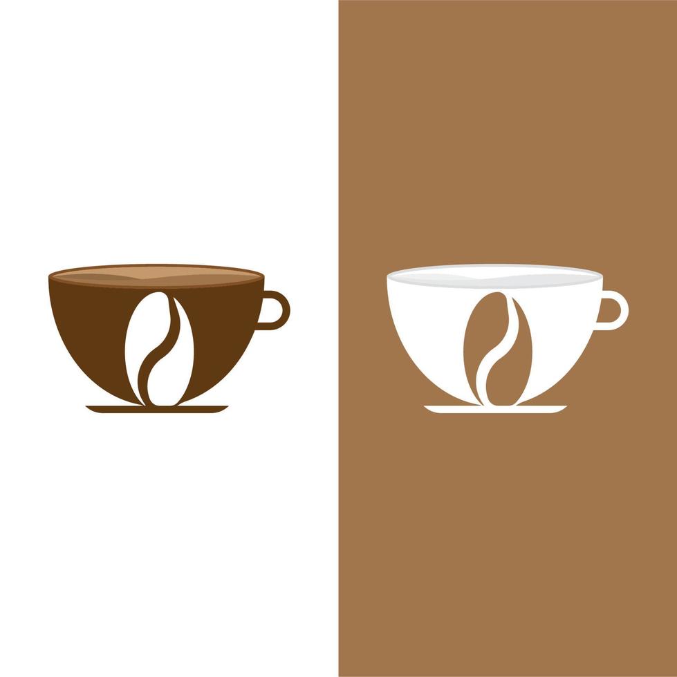 vector de icono de grano de café