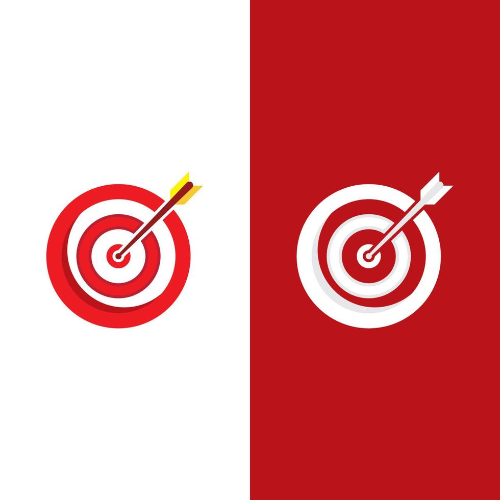 Target icon vector ilustration template