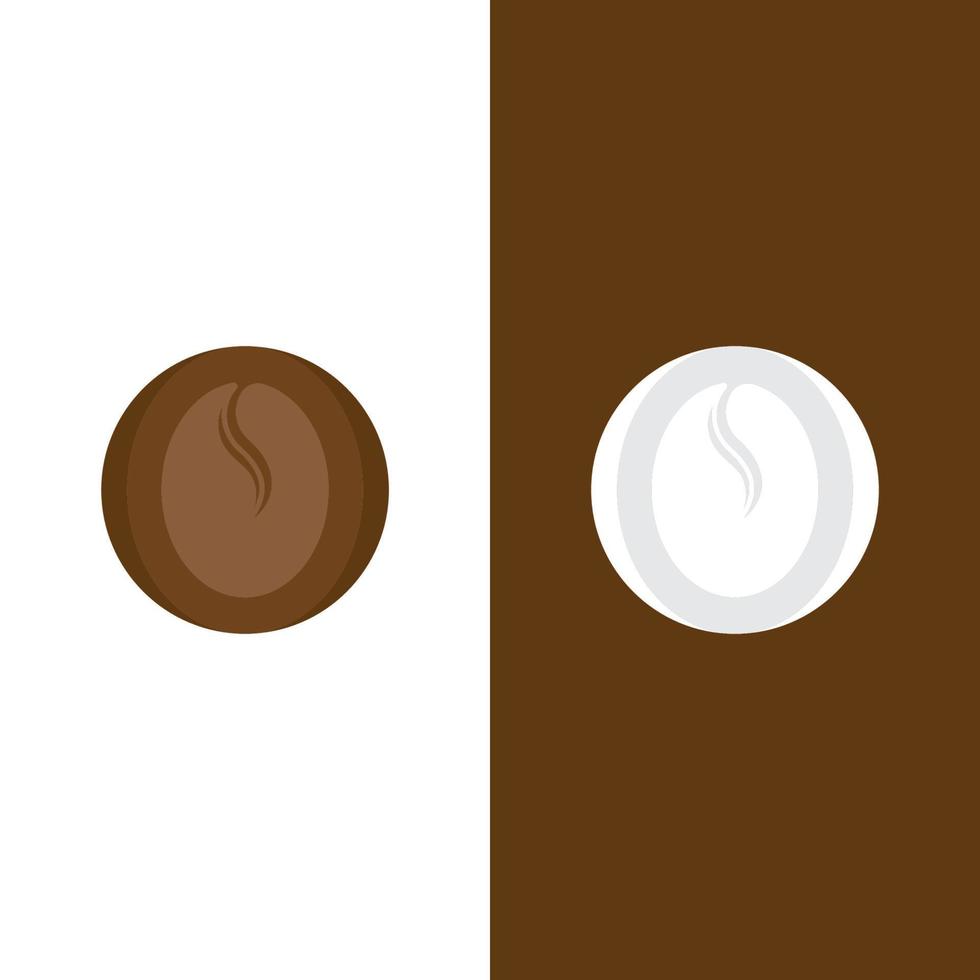 coffee bean icon vector