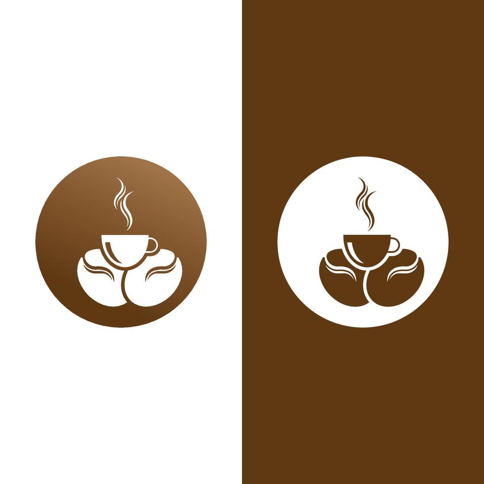 coffee bean icon vector