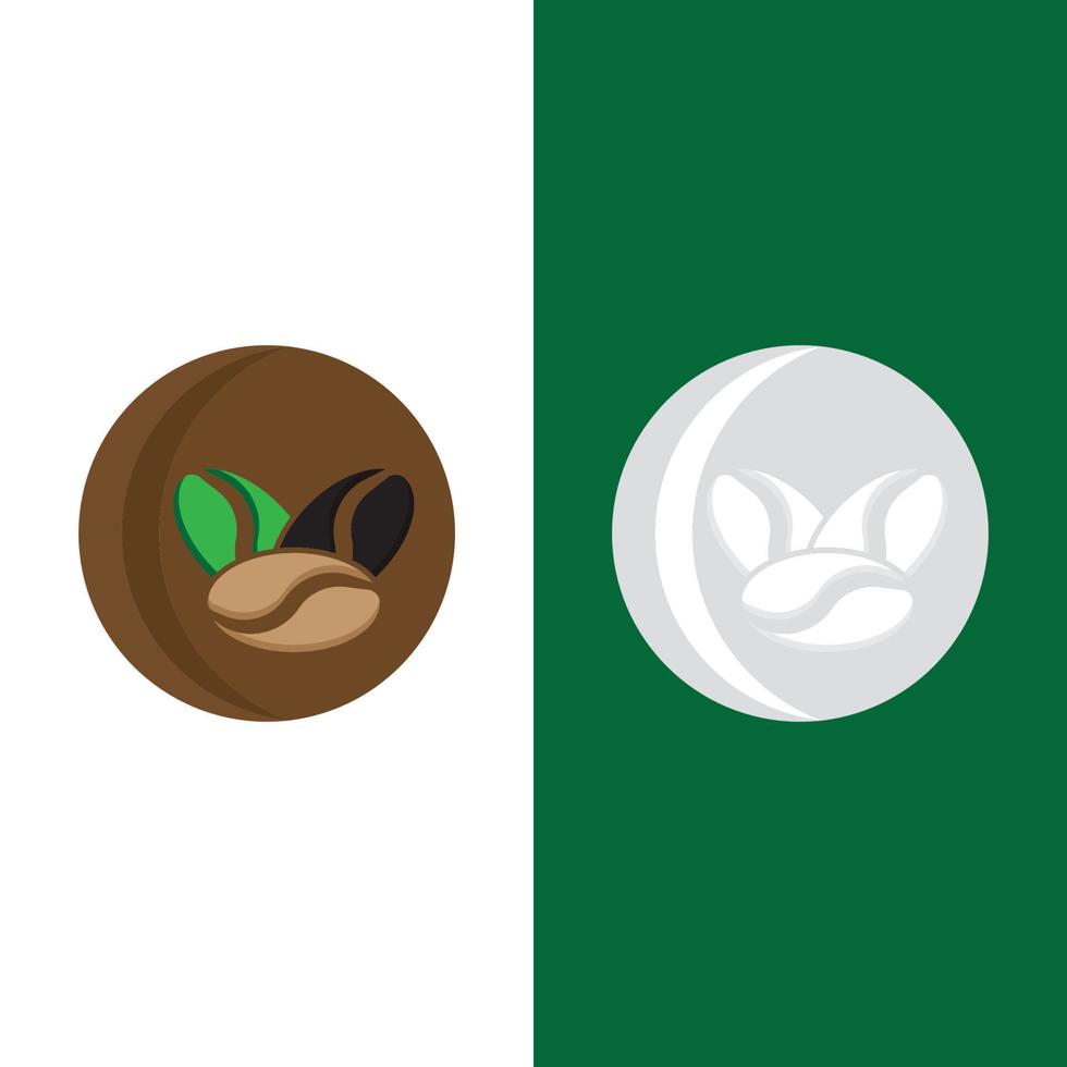 coffee bean icon vector