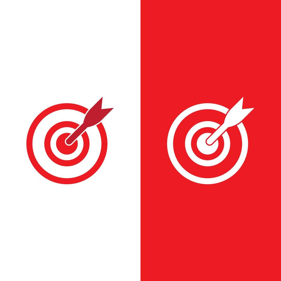 Target icon vector ilustration template