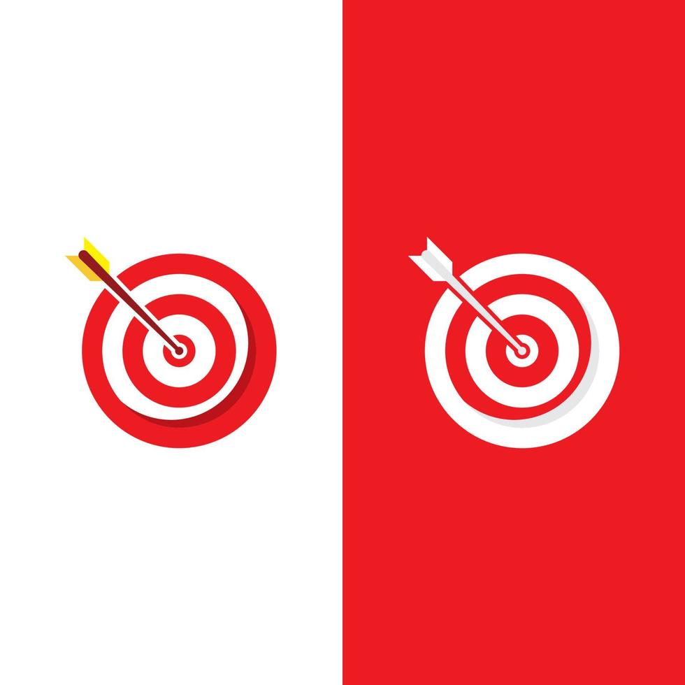 Target icon vector ilustration template