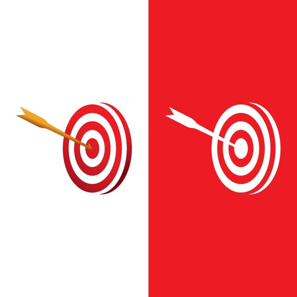 Target icon vector ilustration template