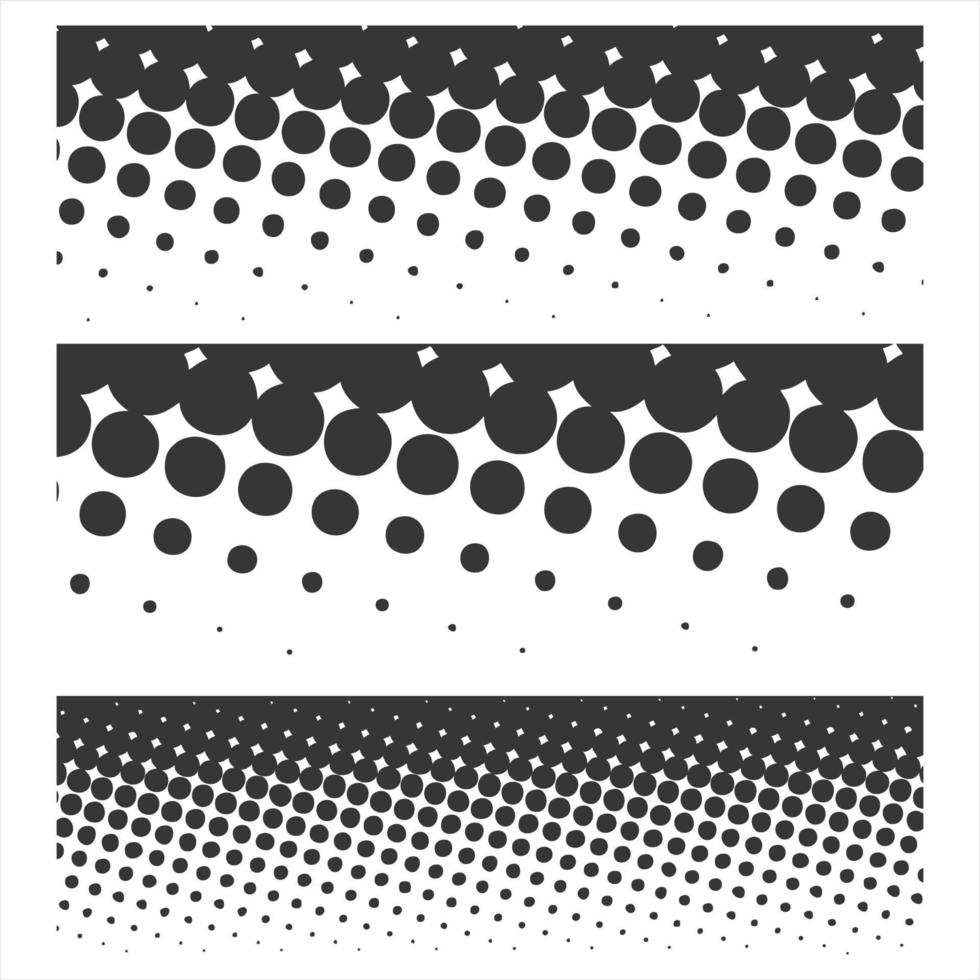 vector halftone black and white background pattern