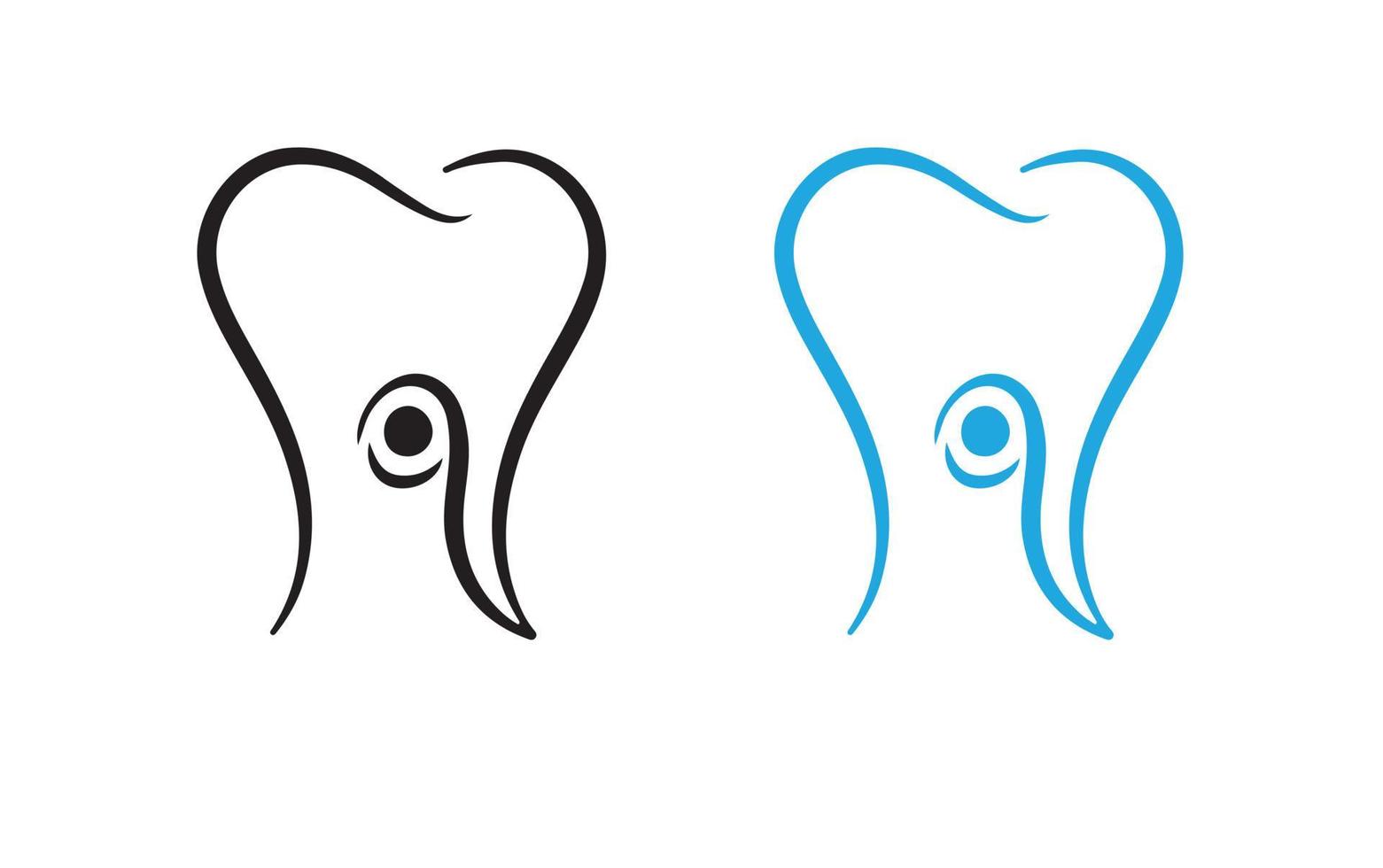 tooth icon on white vector