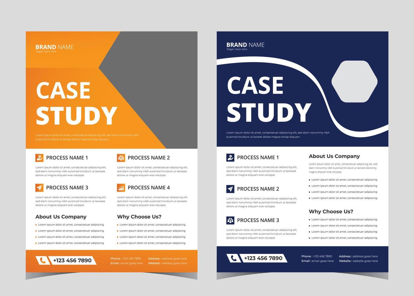 Case Study Flyer Design. Flyer Template design with Case Study. Brochure Cover, Poster design, leaflet, Trend Business Case Study Design, Creative Vector Case Study Design.EPS